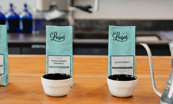 freshly roasted coffee beans