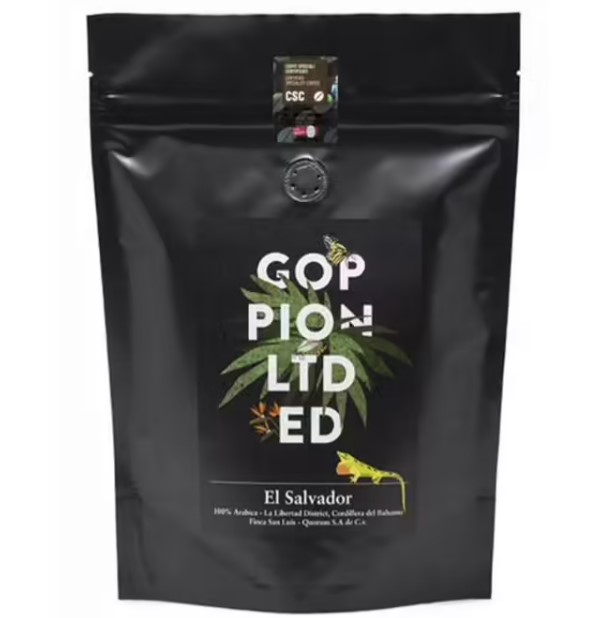 Café en grains El Salvador Goppion Caffee