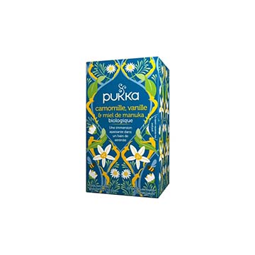 Infusion - Pukka - Camomille, Vanille & Miel de Manuka bio (20 sachets)