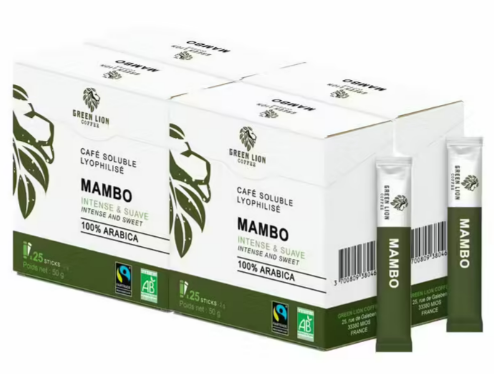 café soluble green lion