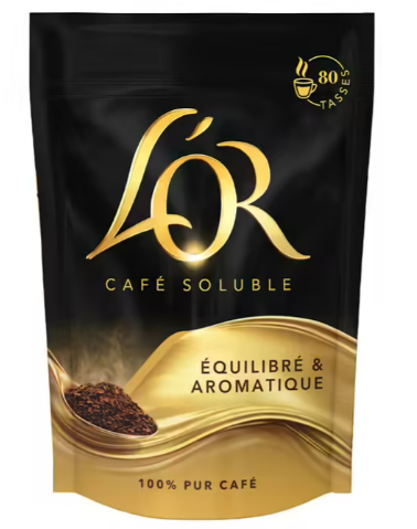 l'or café instantané pur arabica