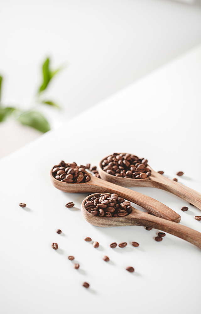 coffee beans per cup