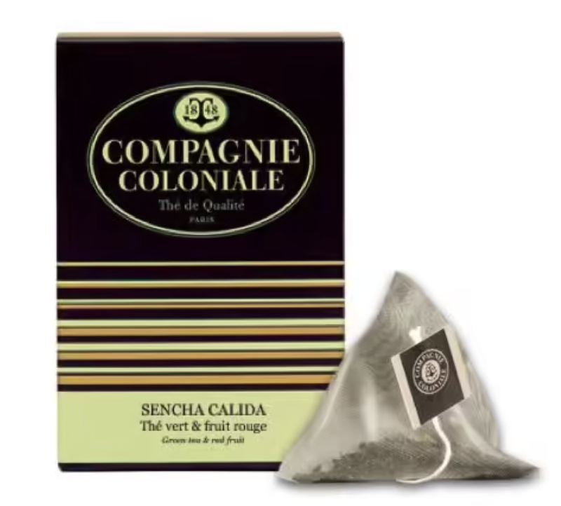 GREEN & OOLONG TEA – SENCHA CALIDA – COMPAGNIE COLONIALE (25 BAGS)