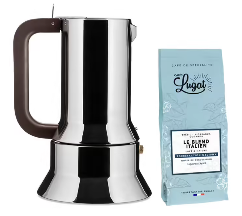Alessi 9090 3-cup Moka Pot